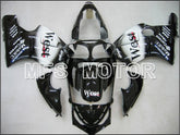 Kawasaki NINJA ZX12R 2000-2001 Injection ABS Fairing - West - Black White - MFS6046